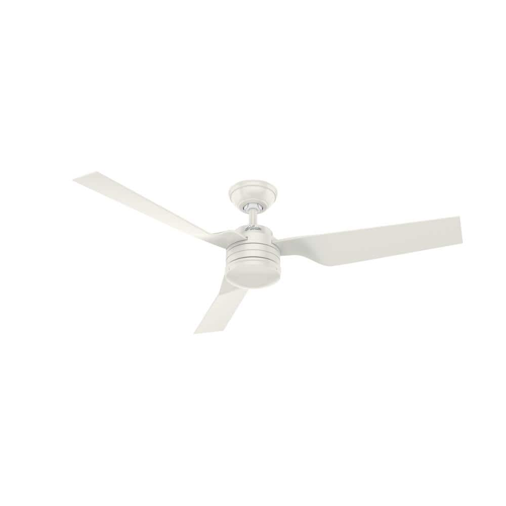 50257-Hunter Fans-Cabo Frio 52 Inch Ceiling Fan with Wall Control-Fresh White Finish