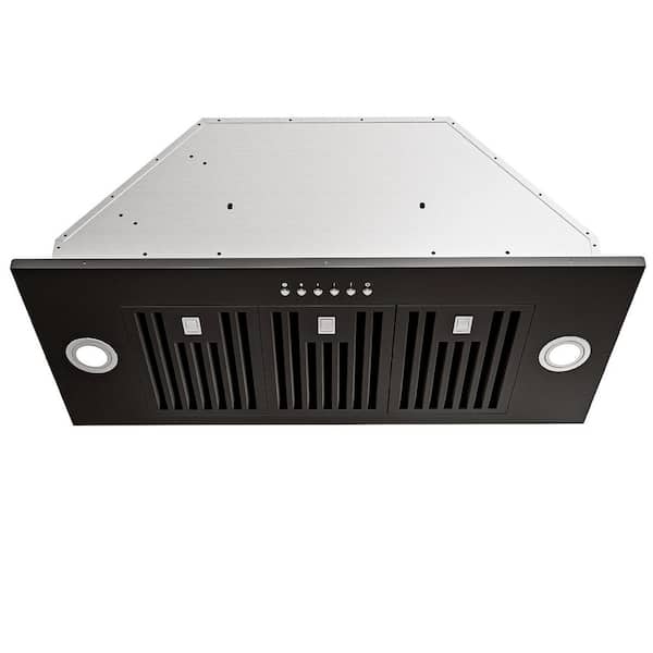 INATECK 36 in. 600 CFM Convertible Insert Range Hood with Low