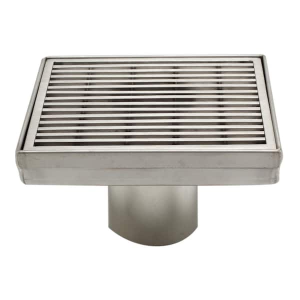 ALFI BRAND 5.25 in. Linear Shower Drain in Brushed Stainless Steel