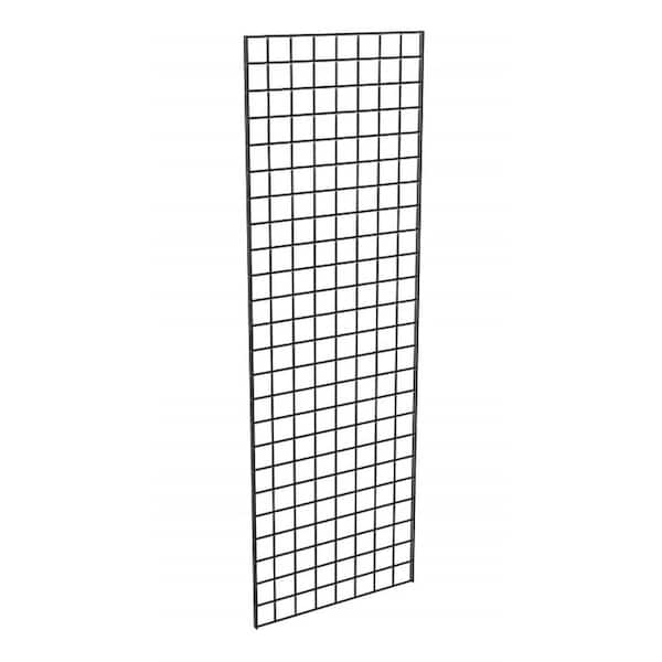 Only Hangers 72 in. H x 24 in. W Black Gridwall / Pegboard Panel