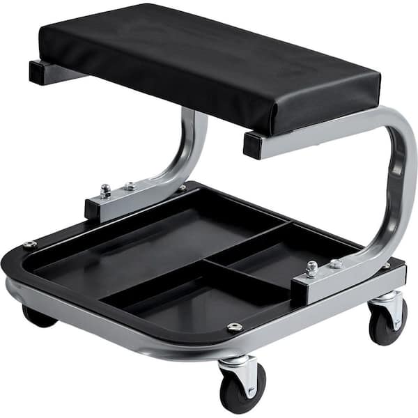 Mechanics Garage Stool 250 lbs. Mechanic Creeper Seat Under Car Tool Tray Mechanic Creeper Seat with 4 360° Casters