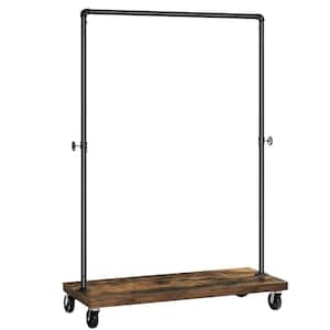 Black Metal Garment Clothes Rack 41 in. W x 63 in. H