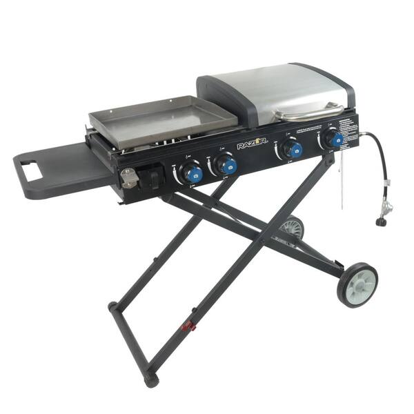 Razor GGC2244M 4Burner Foldable Propane Gas Griddle (16 in.) and Grill