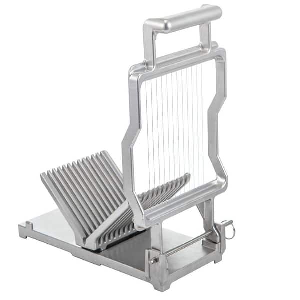 Stainless Steel Cheese Cutter with Wire, Cheese Slicer with 0.39 in. and 0.78 in. Cheeser Butter Cutting Blade