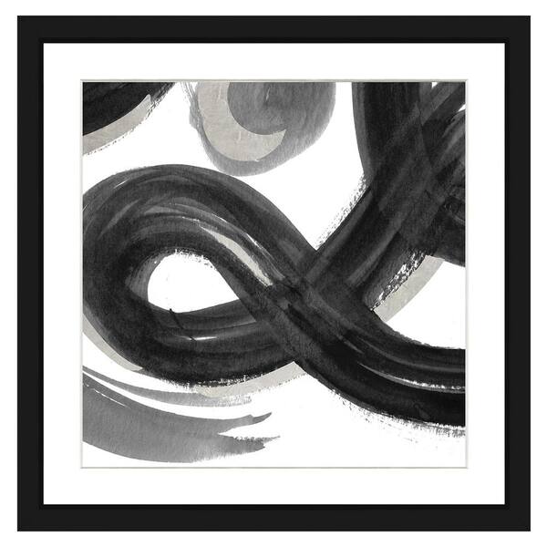 black and white photo art framed