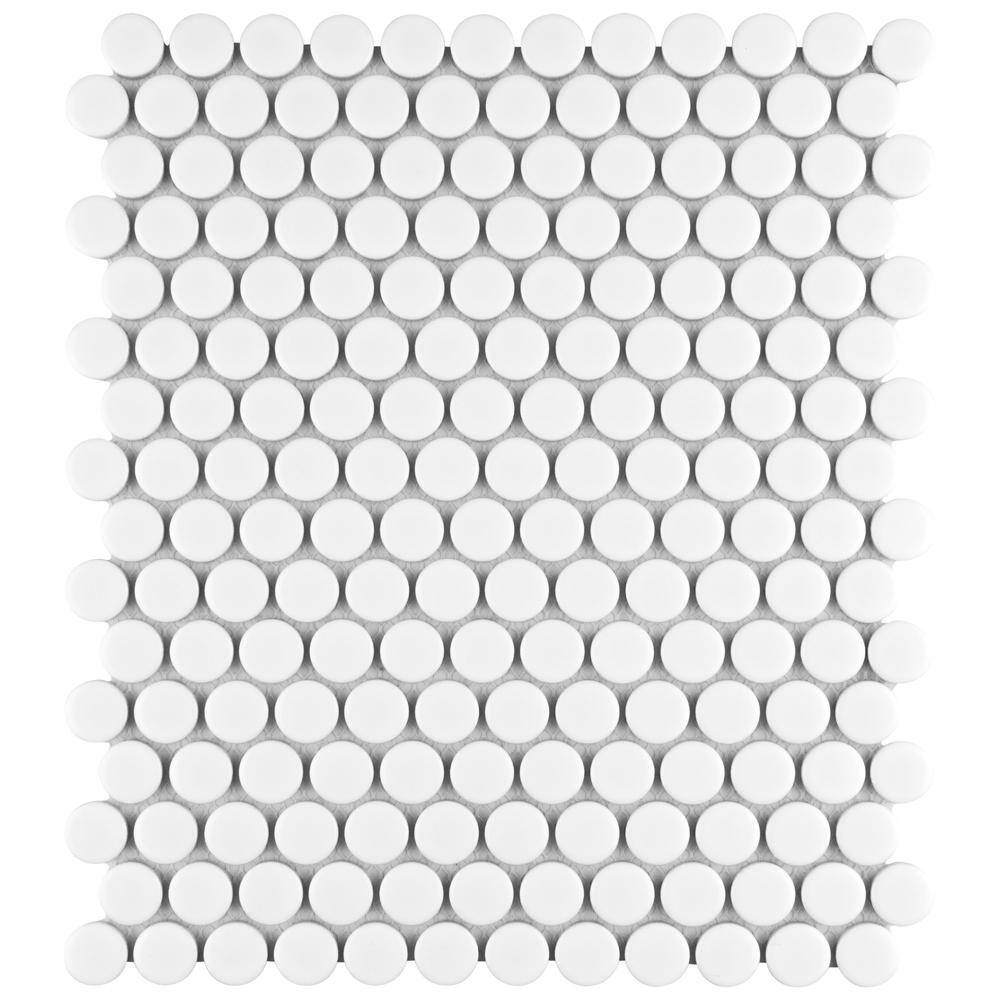 Nestle - momomo Have a question about Merola Tile Metro Penny Matte White 9