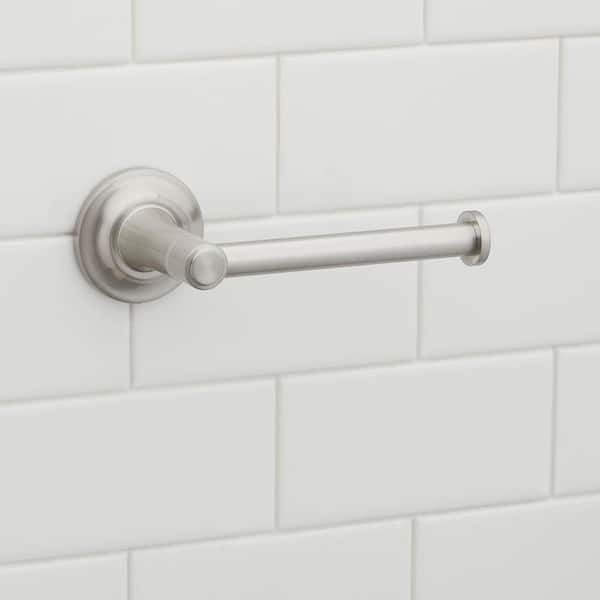 Cooperton Single Post Toilet Paper Holder in Brushed Nickel