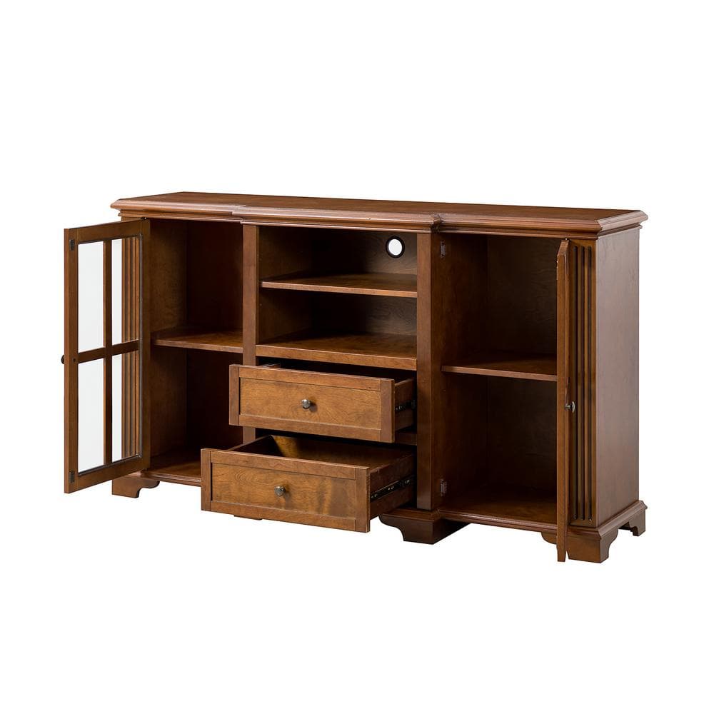Cedric Acorn TV Stand for TVs up to 65 in. with 2 Drawers - thumbnail 6