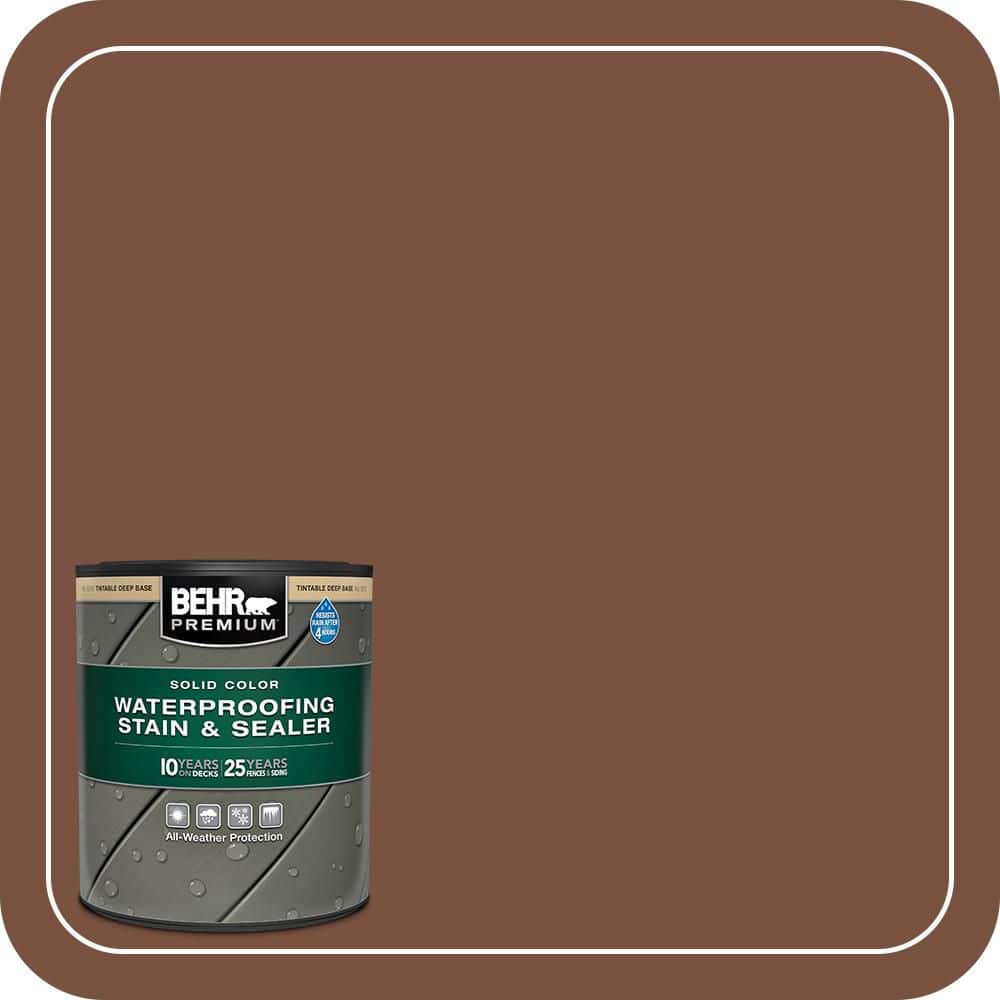 eri ENOF ブラウン DEAR BEHR PREMIUM 1 qt. #S200-7 Earth Fired Red Solid Color