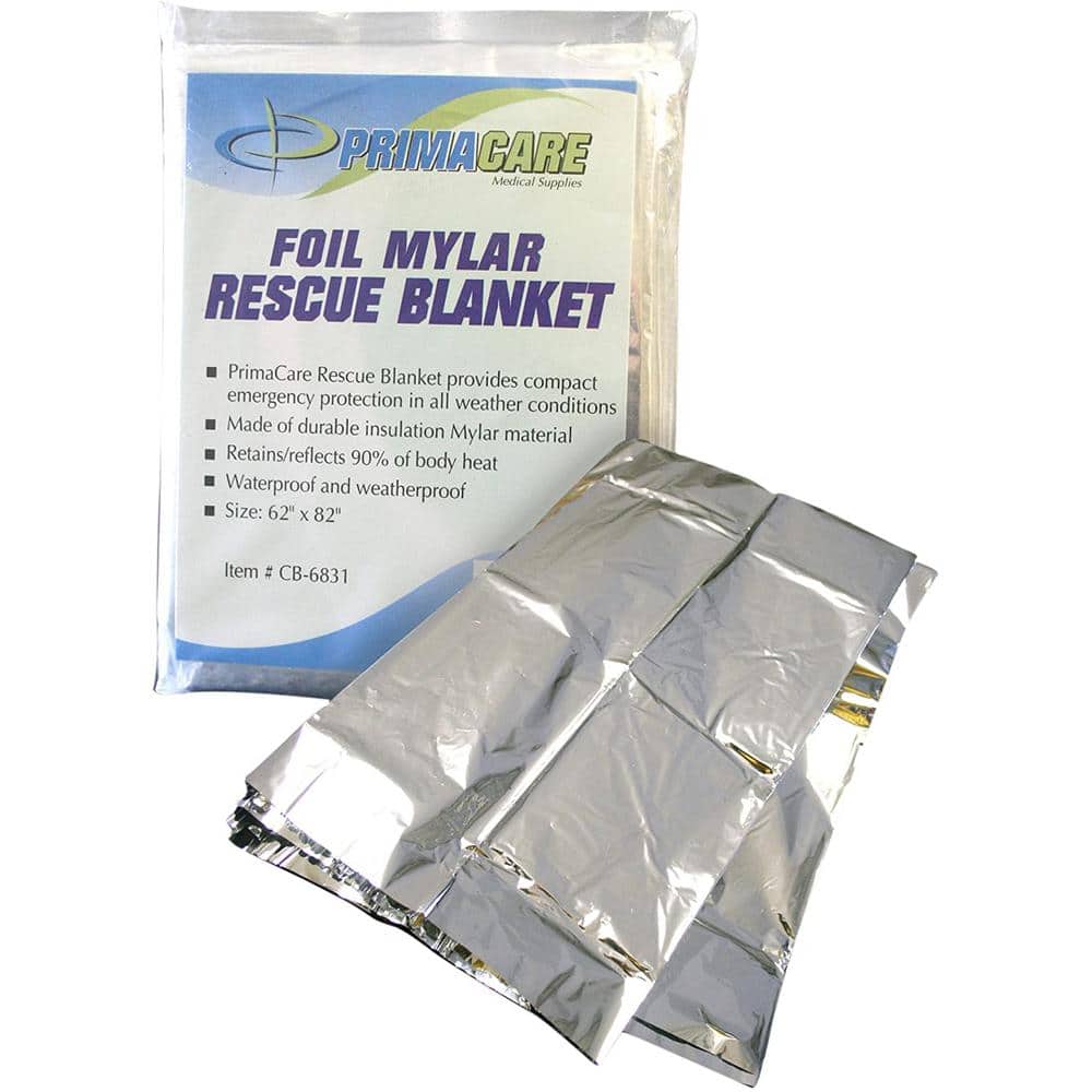5x Premium FOIL Thermal Emergency BLANKET Mylar Solar Camping Survival Waterproo 