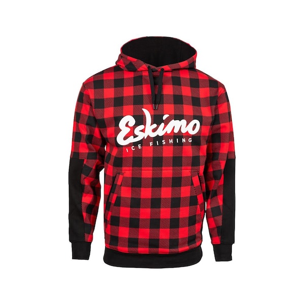 Retro Buffalo Plaid Hoodie, Unisex, Plaid, Small, 43615
