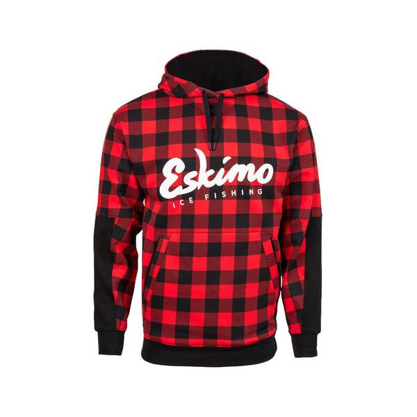 Eskimo Retro Buffalo Plaid Hoodie, Unisex, Plaid, Medium, 43615