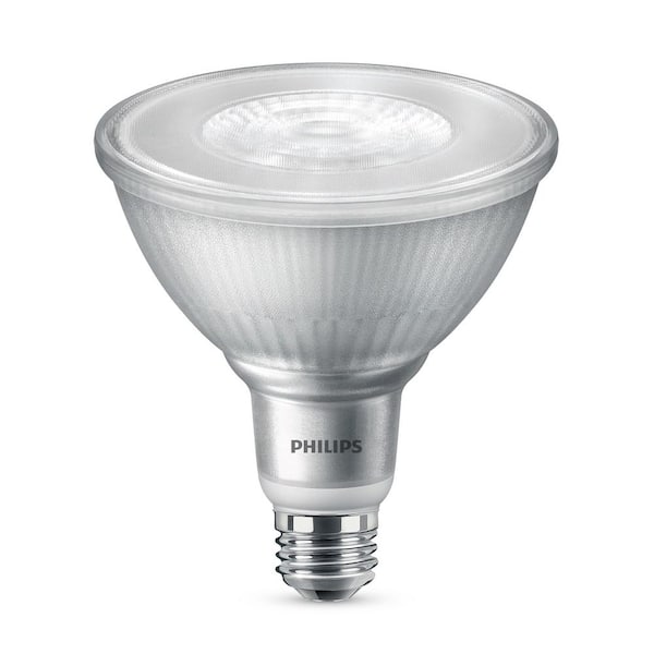 Philips 90-Watt Equivalent PAR38 Non-Dimmable E26 LED Light Bulb Bright White 3000K (8-Pack)