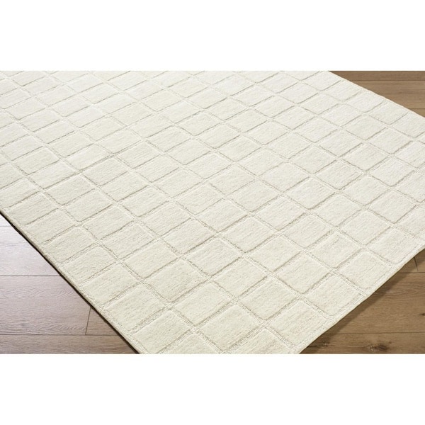 Benchcraft Beige Cottage Checkered 5 ft. x 7 ft. 6 in. Area Rug