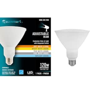 120-Watt Equivalent PAR38 Dimmable CEC Flood LED Light Bulb with Selectable Color Temperature (1-pack)