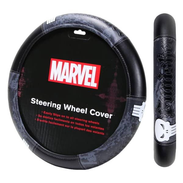 Plasticolor Marvel Punisher Speed Grip Steering Wheel Cover