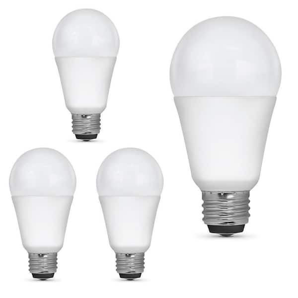 Feit Electric 30/70/100-Watt Equivalent A19 CEC Title 20 3-Way 90+ CRI E26 Medium Base LED Light Bulb, Soft White 2700K (4-Pack)