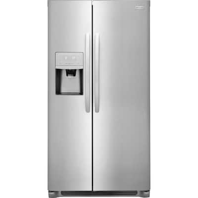 22.2 cu. ft. Side by Side Refrigerator in Stainless Steel, Counter Depth
