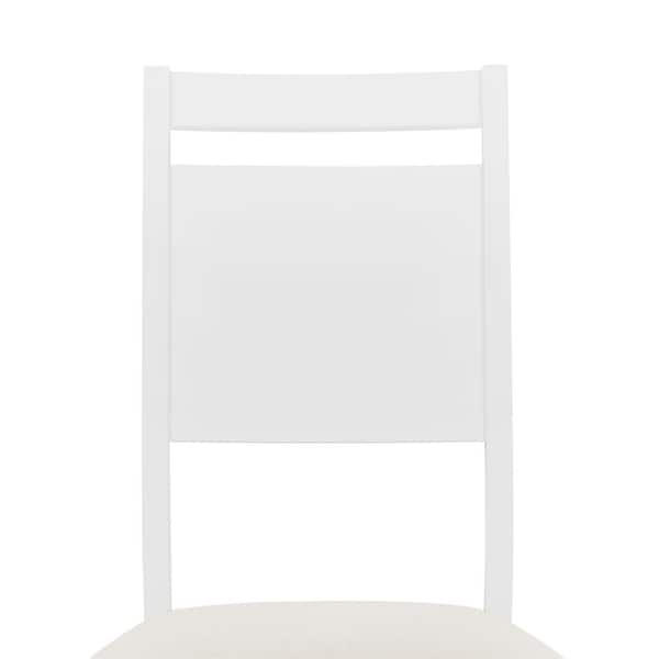 Second hand white table and online chairs