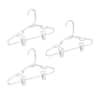 Honey Can Do White Kids Clothes Hangers with Clips, 18ct.