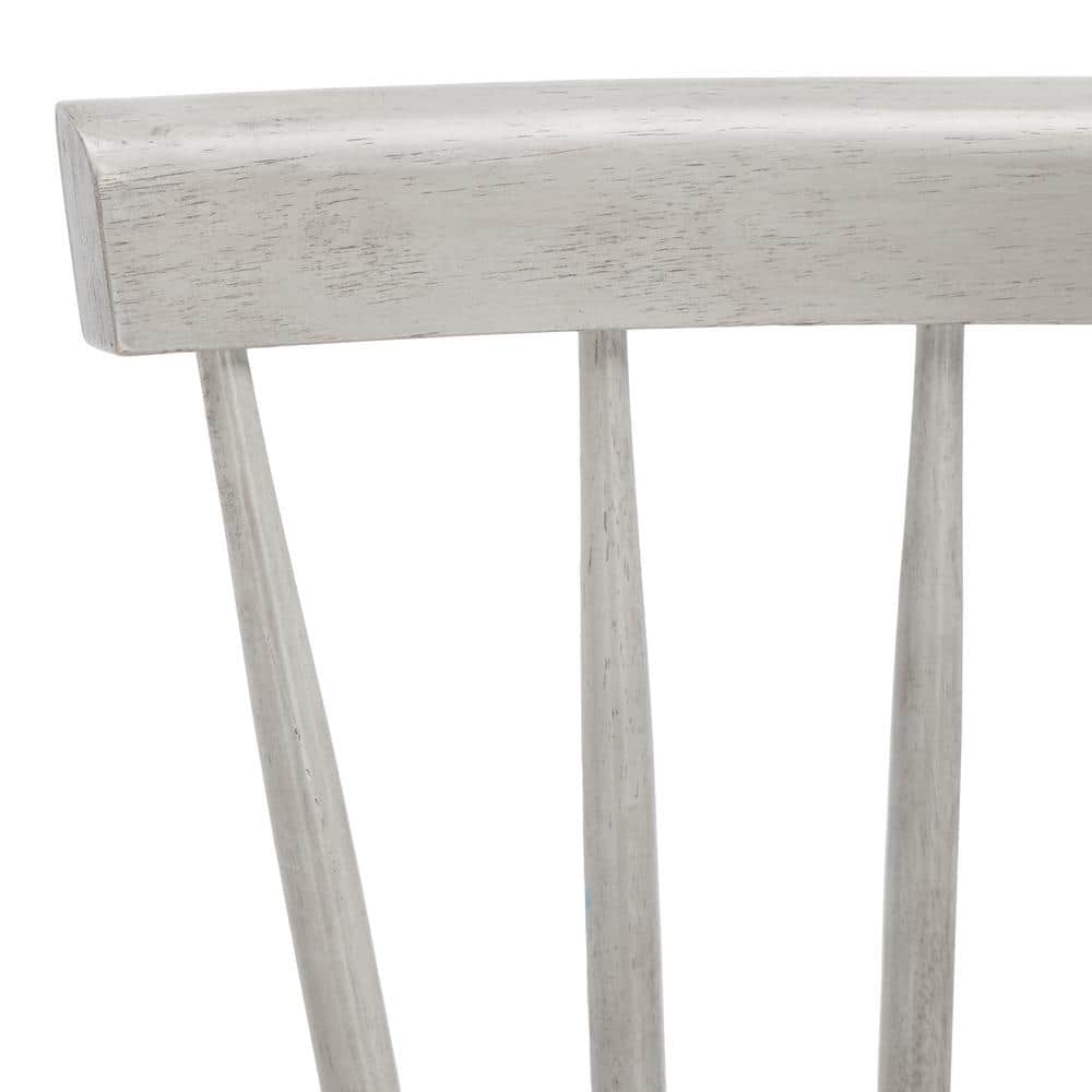 Tally Gray Wood Windsor Counter Stool
