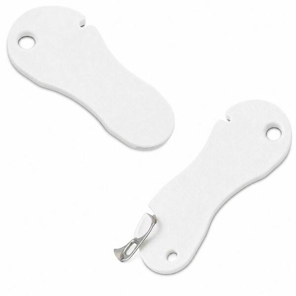 2PCS Plastic Soda Can Opener Manual Tool for Easy Opening, Fingernail Safe, Great for Kids and Seniors