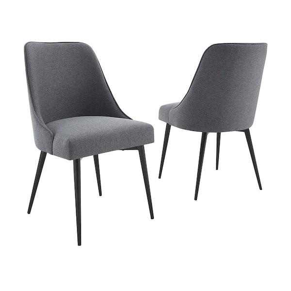 Steve Silver Colfax Charcoal Side Chair (Set of 2)