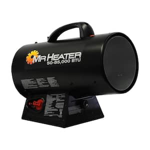 85,000 BTU Forced Air Propane Space Heater with Quiet Burner Technology
