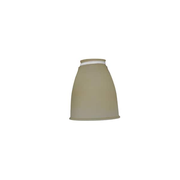 Air Cool Brookhurst 52 in. Oil Rubbed Bronze Ceiling Fan Light Amber Replacement Glass