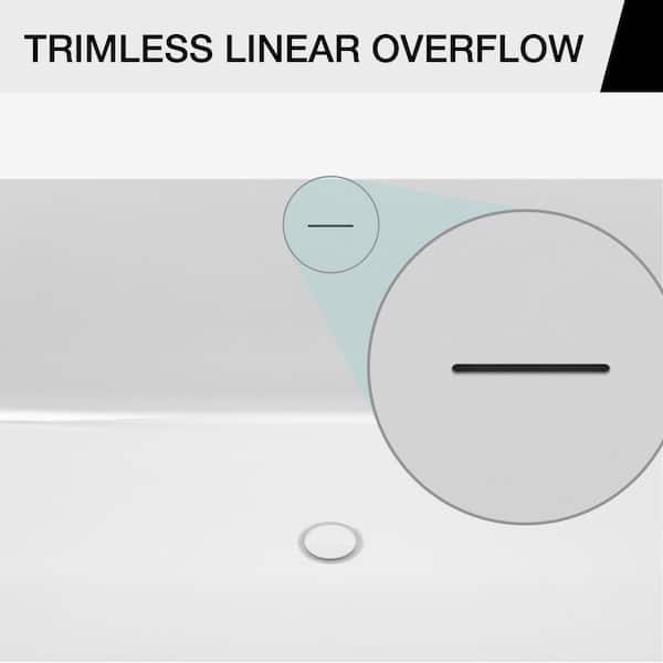 MAAX Soca 67 in. x 29 in. Acrylic Non-Whirlpool Freestanding