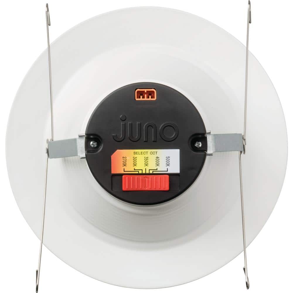 6-Inch White Aluminum LED Retrofit Recessed Lighting Kit