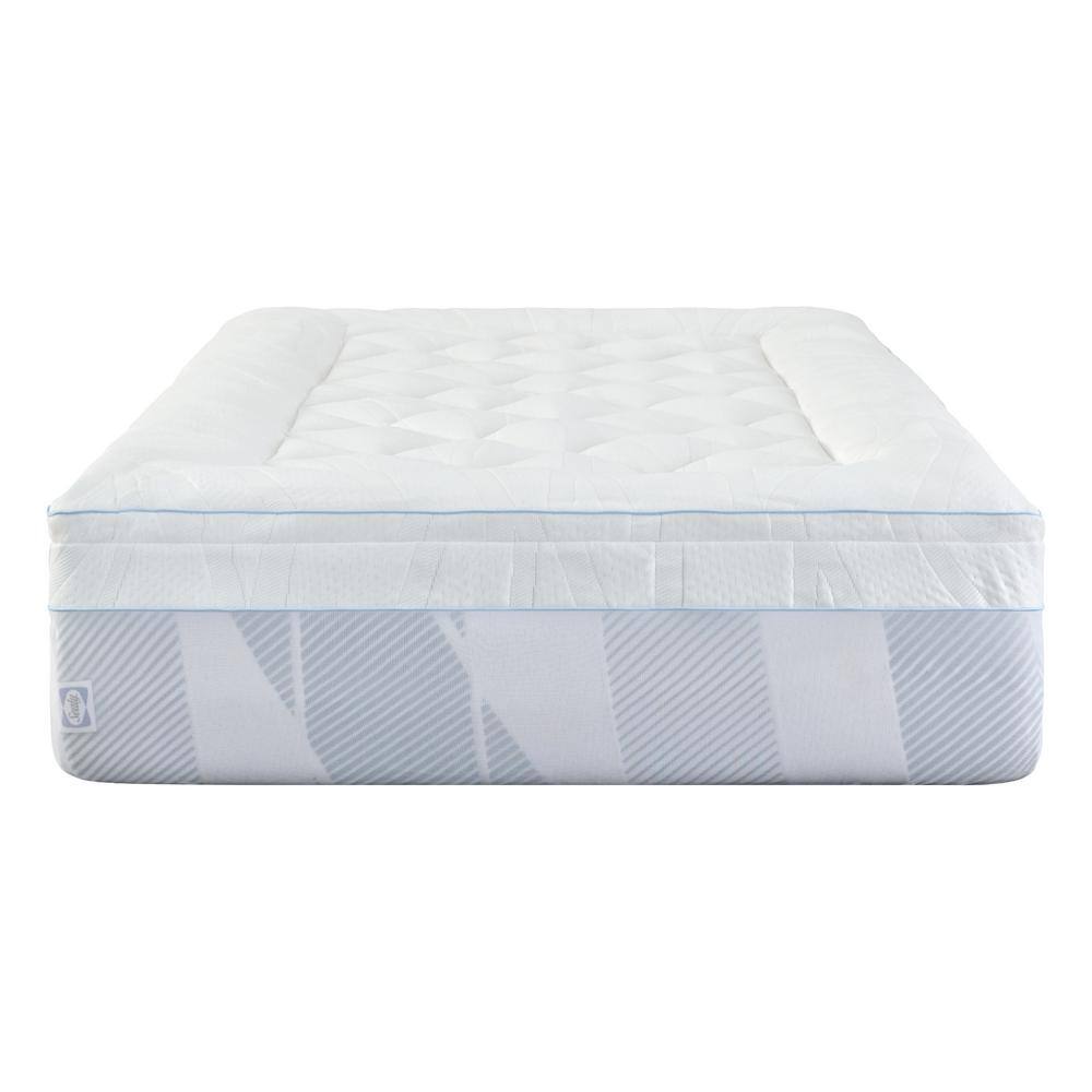 Sealy Twin Gel Memory Foam Mattress Topper with Quilted Cooling Cover