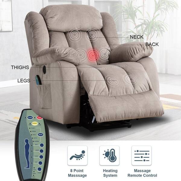 Kinwell Brown Multifunctional Power Lift Heated Massage Recliner Cwcd0516gf21d D276 The Home Depot Kinwell Brown Multifunctional Power Lift Heated Massage Recliner Cwcd0516gf21d D276 The Home Depot