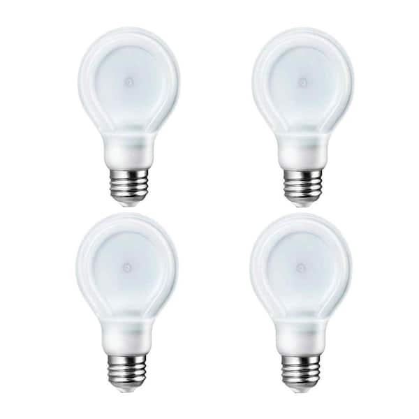 Philips SlimStyle 60W Equivalent Soft White (2700K) A19 LED Light Bulbs (4-Pack)