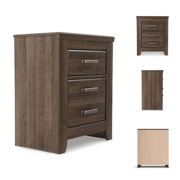 Signature DESIGN BY ASHLEY Juararo Dark Brown 2-Drawer 24.06 in. W
