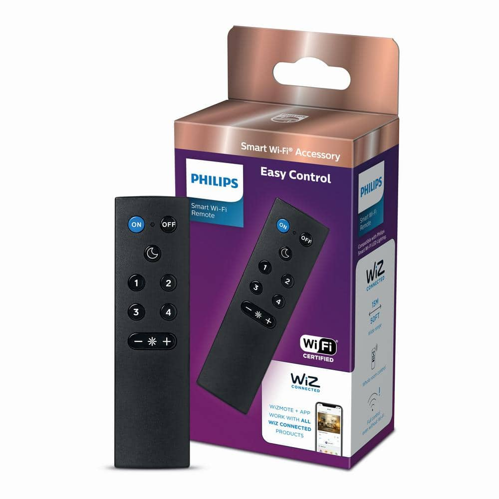 Philips Smart Remote Control for Smart Wi-Fi WiZ Wireless Connected Light Bulbs