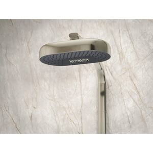 Statement Oblong 2-Spray Patterns 2.5 GPM 14 in. Ceiling Mount Rainhead Fixed Shower Head in Vibrant Brushed Bronze