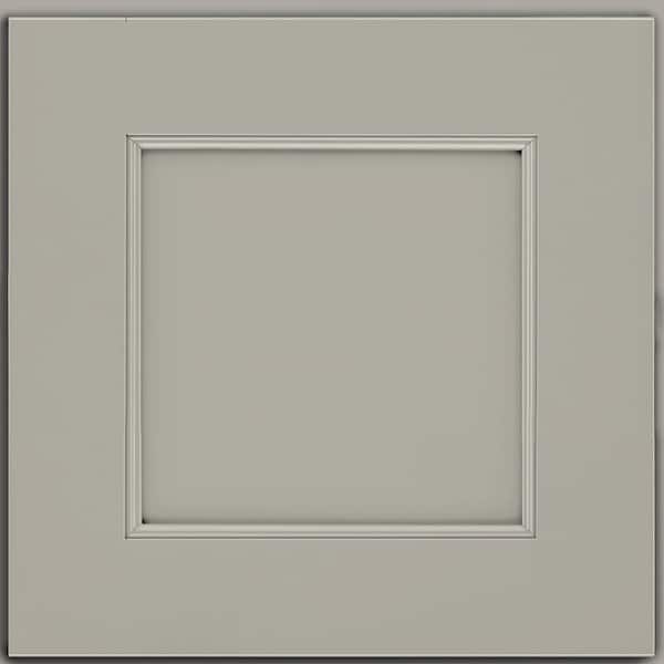 KraftMaid 14-5/8 in. x 14-5/8 in. Cabinet Door Sample in Pebble Grey