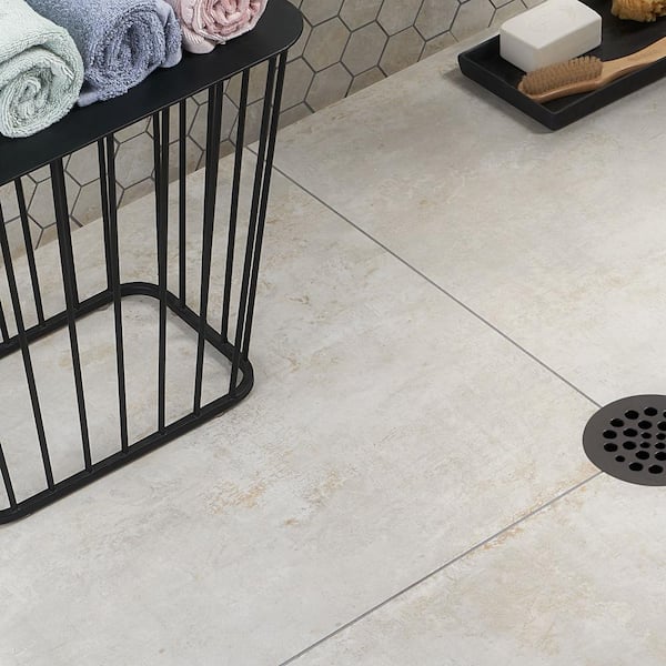 Mantis Ivory 23.62 in. x 23.62 in. Matte Porcelain Floor and Wall Tile (11.62 sq. ft./Case)