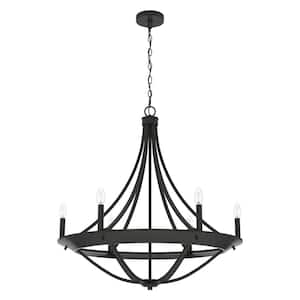 Perch Point 6-Light Noble Bronze Candlestick Chandelier