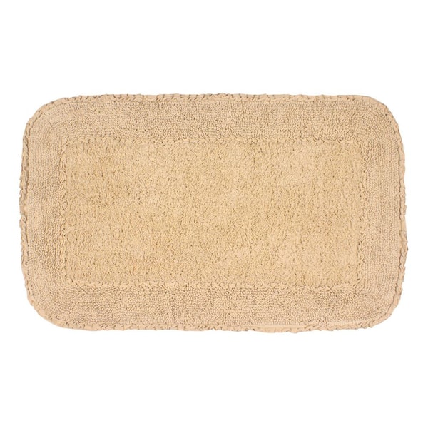 Radiant Collection 100% Cotton Bath Rugs Set, 21x34 Rectangle, Linen