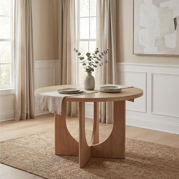 Harper & Bright Designs Vintage Farmhouse Natural Wood 48 in