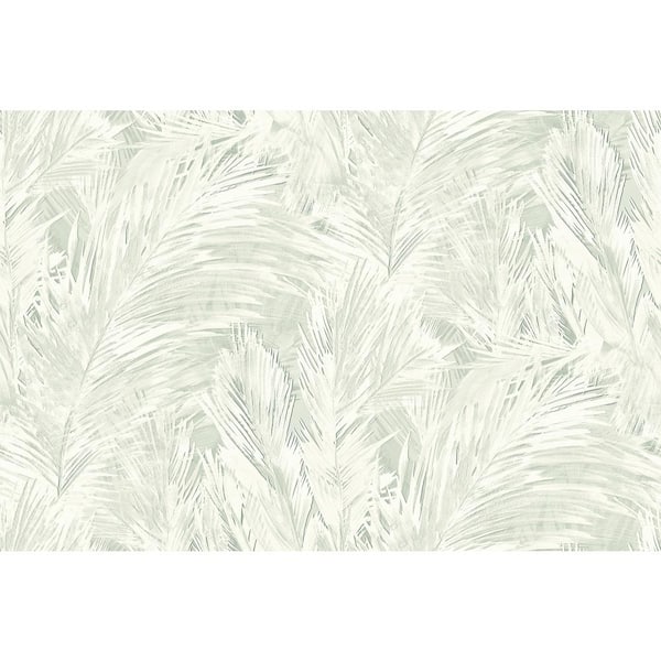 Seabrook Designs Moss Mari Botanical Vinyl Unpasted Wallpaper Roll (60.75 sq. ft.)