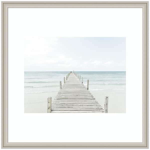 Florence "Beach 5s" by Amy Peterson Beach Framed Art Print 26 in. x 26 in.