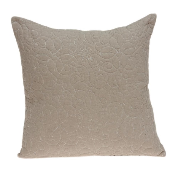 PARKLAND COLLECTION Yogi Tan Throw Pillow