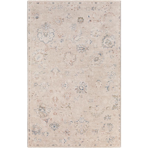 Augustin Cream Doormat 2 ft. x 4 ft. Traditional Indoor Area Rug