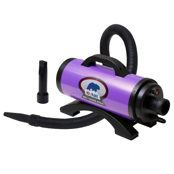 B-Air Bear Pro HP High Velocity Pet Groomer Dog Dryer in Purple Ribbon