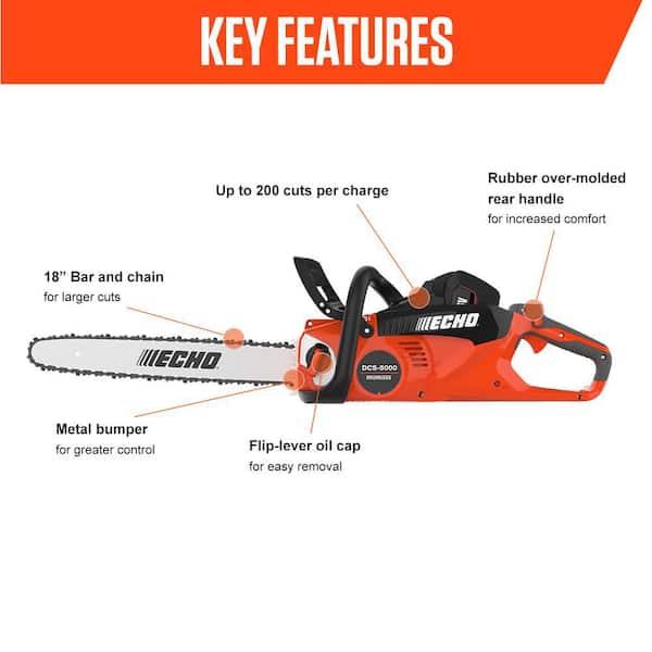 ECHO 56V 18 in. Cordless Electric Battery Brushless Rear Handle