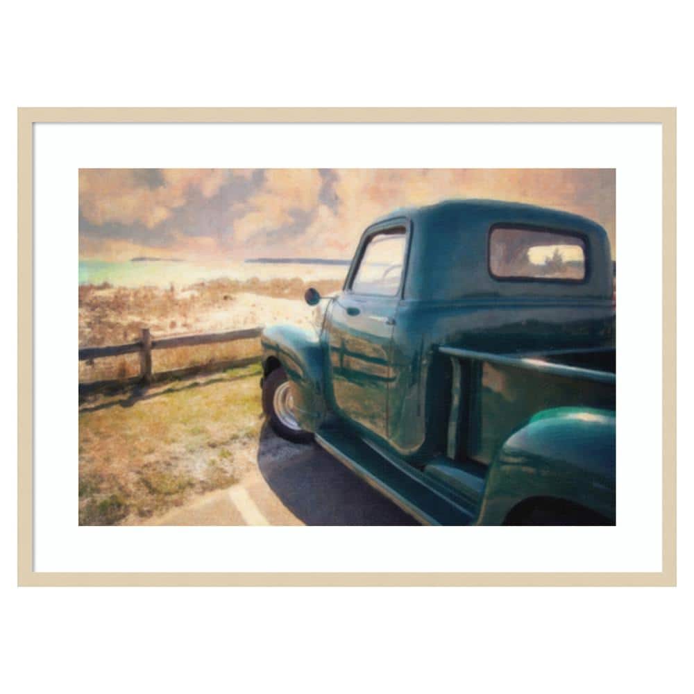 Great Ride Great View Framed Giclee Print in Svelte Natural