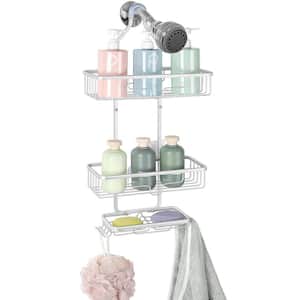 AYMZ 4-Pack Shower Caddy With Soap Holder,Shower Organizer Rack